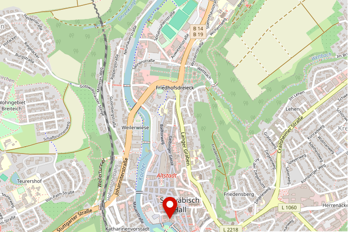 Karte-Altes Schlachthaus